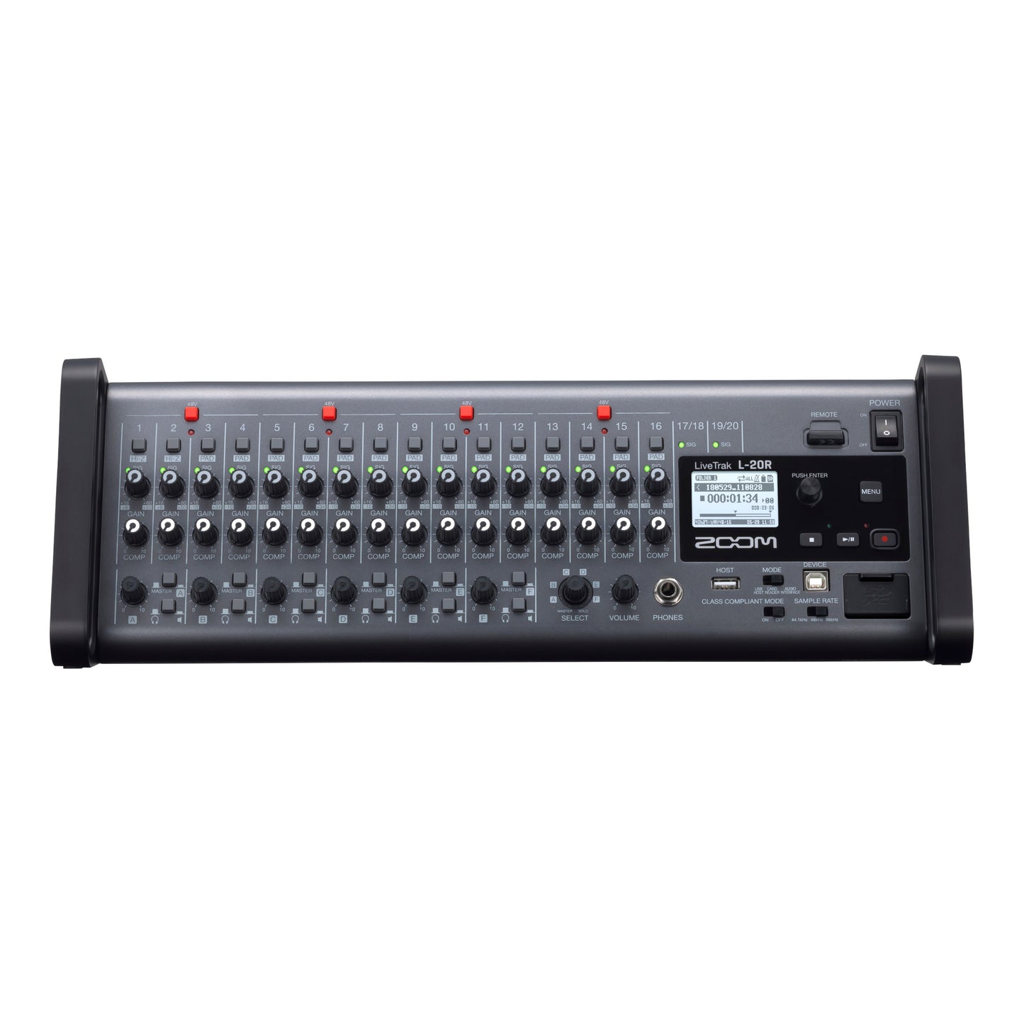 Zoom LiveTrak L-20R Portable Digital Mixer