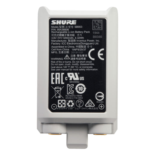 Shure SB903 Rechargeable Lithium-Ion Battery