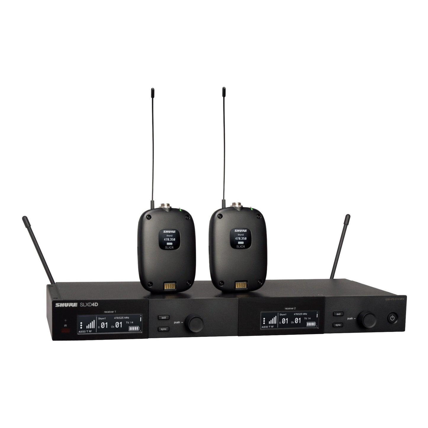 Shure SLXD14D Dual Wireless Bodypack System