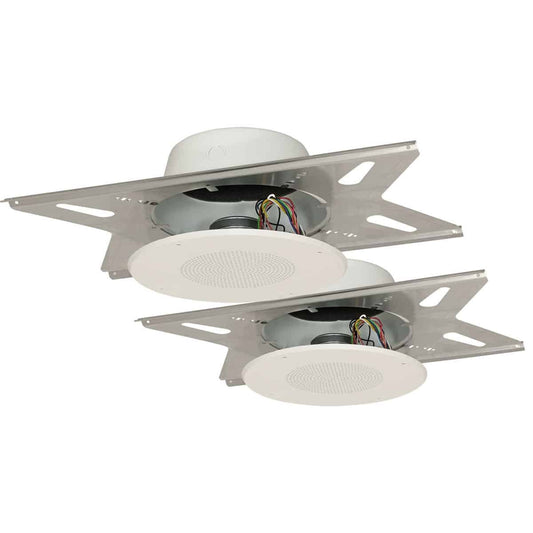 Lowell RPAK-810-72 8" Dual Cone Ceiling Speaker Kit With Enclosure