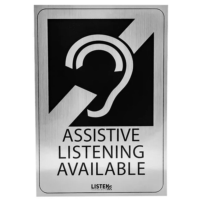 Listen Technologies LA-304 Assistive Listening Notification Signage Kit