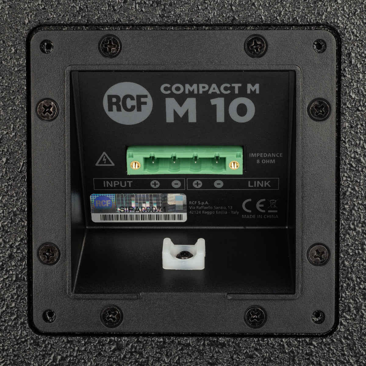 RCF COMPACT M 10 10-Inch Compact Surface Mount Speaker | Color: Black
