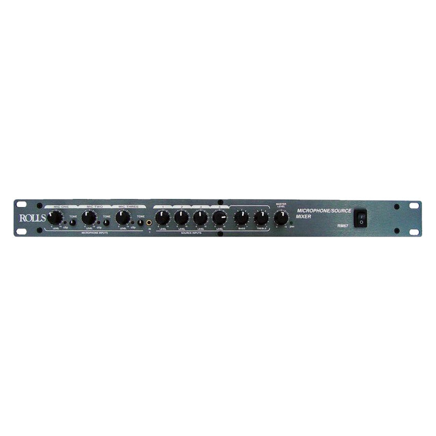Rolls RM67 Single Rack Mic Source Mixer