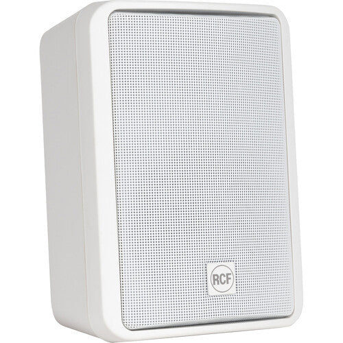 RCF Two-Way Bass Reflex Speaker Passive 4" Install Speaker Pair | With Transformer | White