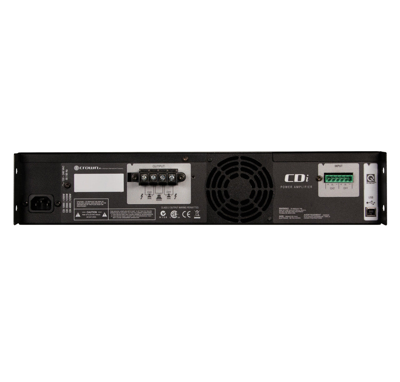 Crown CDi 4000 2-Channel 1200W 70V Power Amplifier