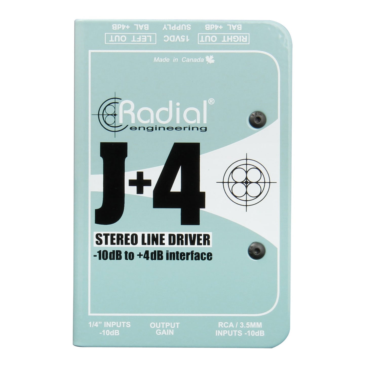 Radial J+4 Stereo Line Driver Interface