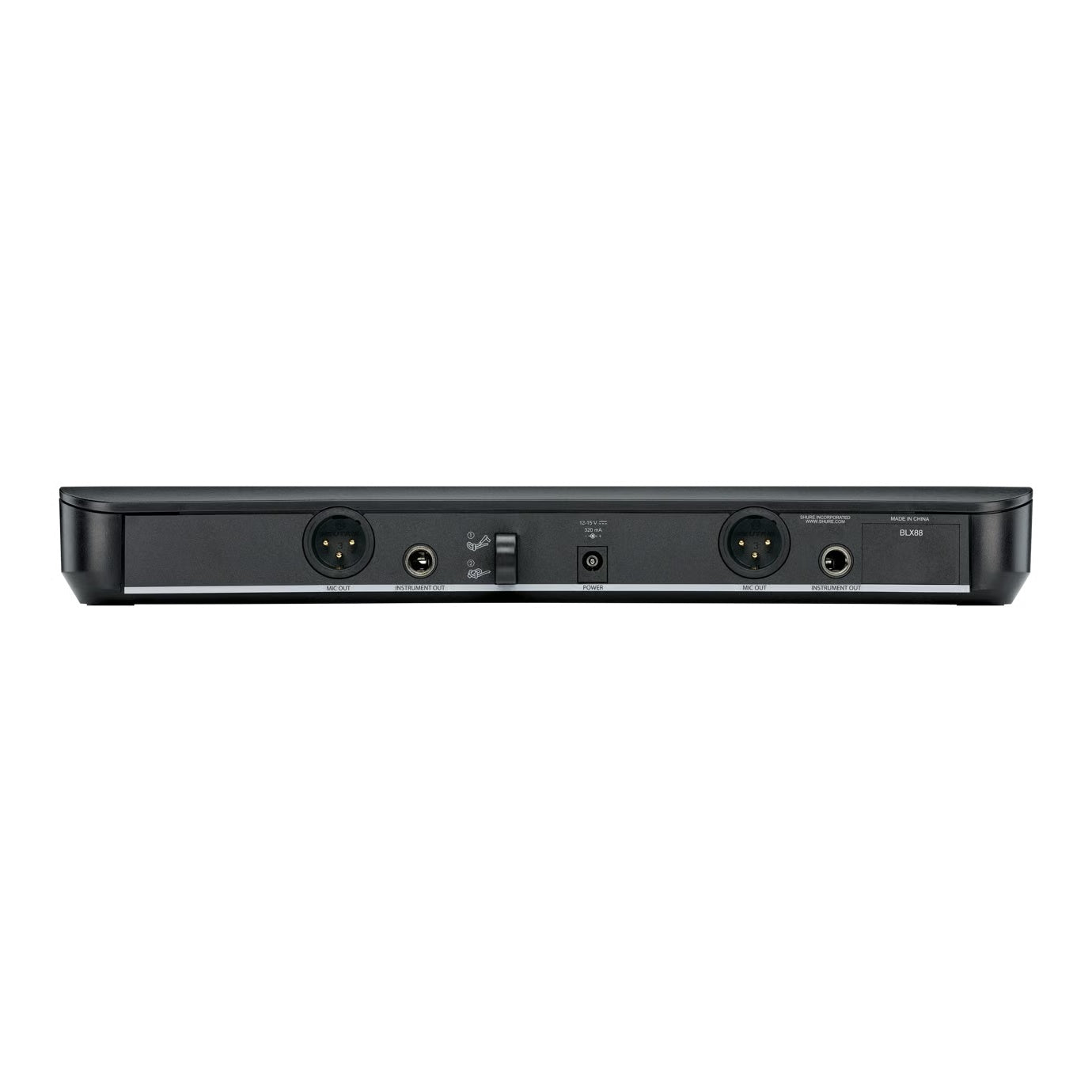 Shure BLX288/B58 Dual Wireless Handheld Microphone System | Frequency: H10 (542-572 MHz)