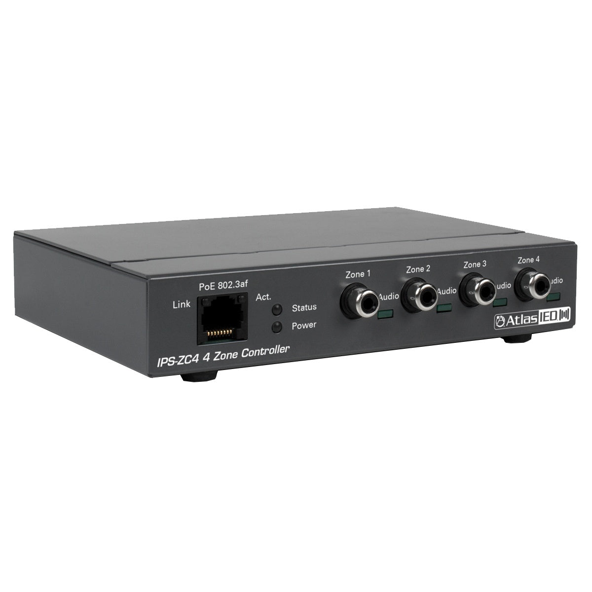 AtlasIED IPS-ZC4 SIP-to-Analog Four Zone PoE Paging Gateway