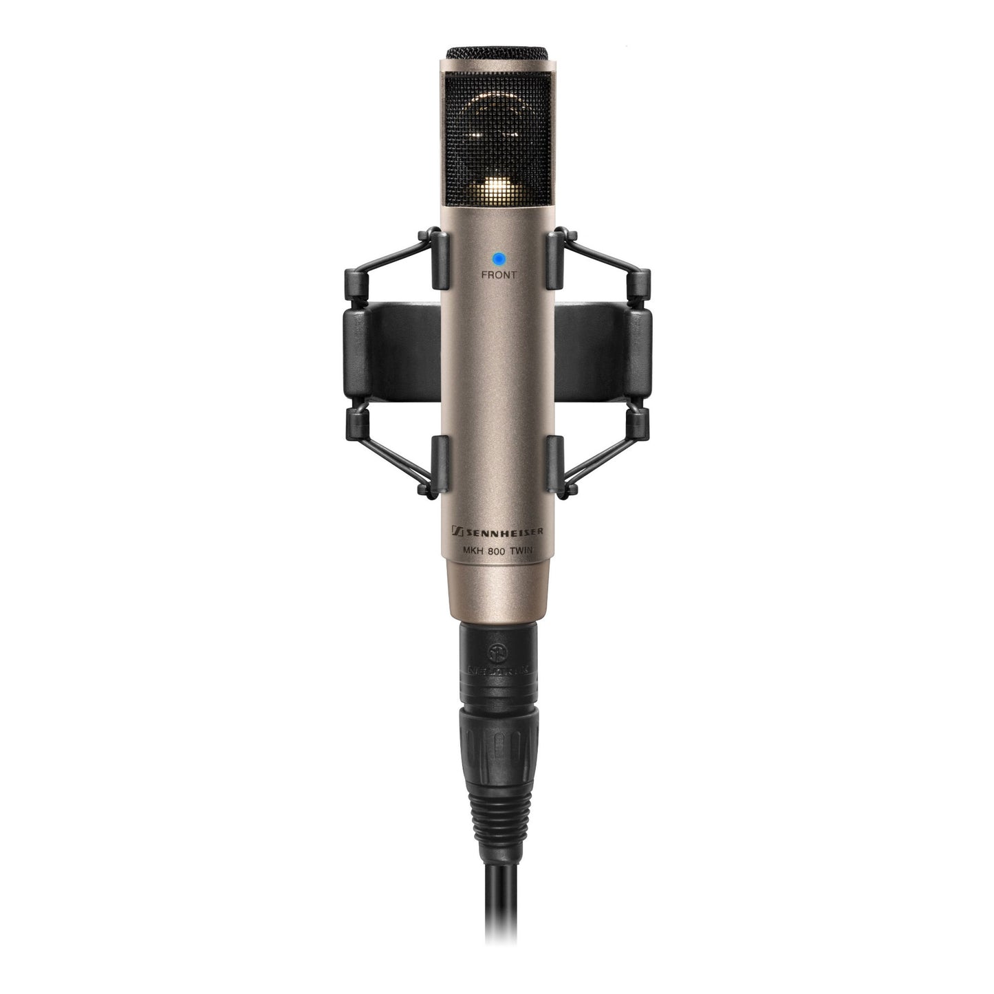 Sennheiser MKH 800 TWIN Variable Polar Pattern Studio Condenser Microphone in Nickel