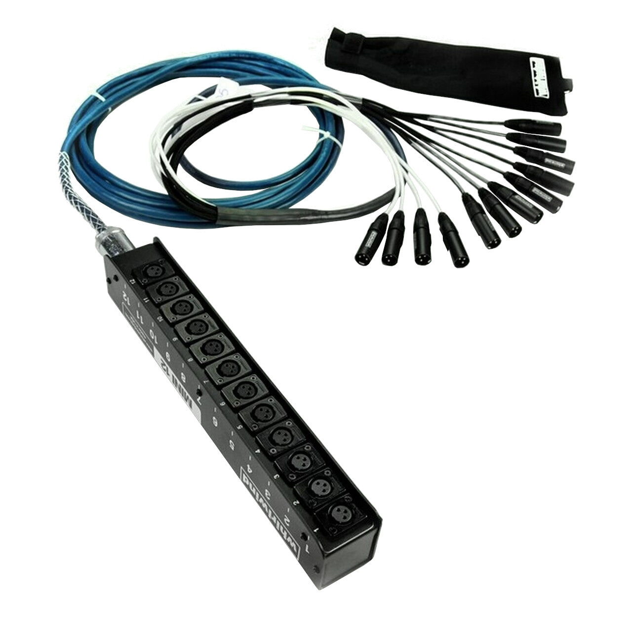 Whirlwind MS-12-M-NR Mini Audio Snake | Length: 25 feet – SoundPro