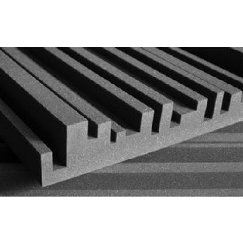 AURACO 4METROCHA 4" Studiofoam Metro Mid-High Absorber (6-pack, 2'x4'x4", Charcoal)