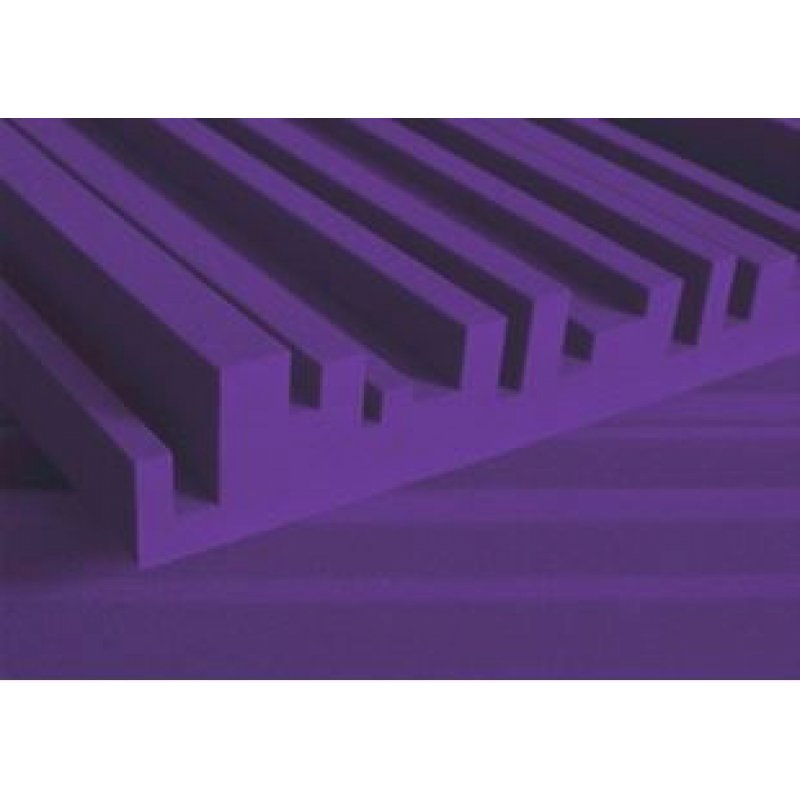 AURACO 4METROPUR 4" Studiofoam Metro Mid-High Absorber (6-pack, 2'x4'x4", Purple)