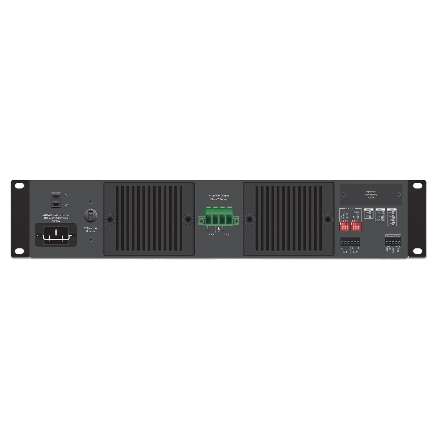 AtlasIED HPA Series Commercial Amplifier Dual-Channel 70V/100V | 1300W