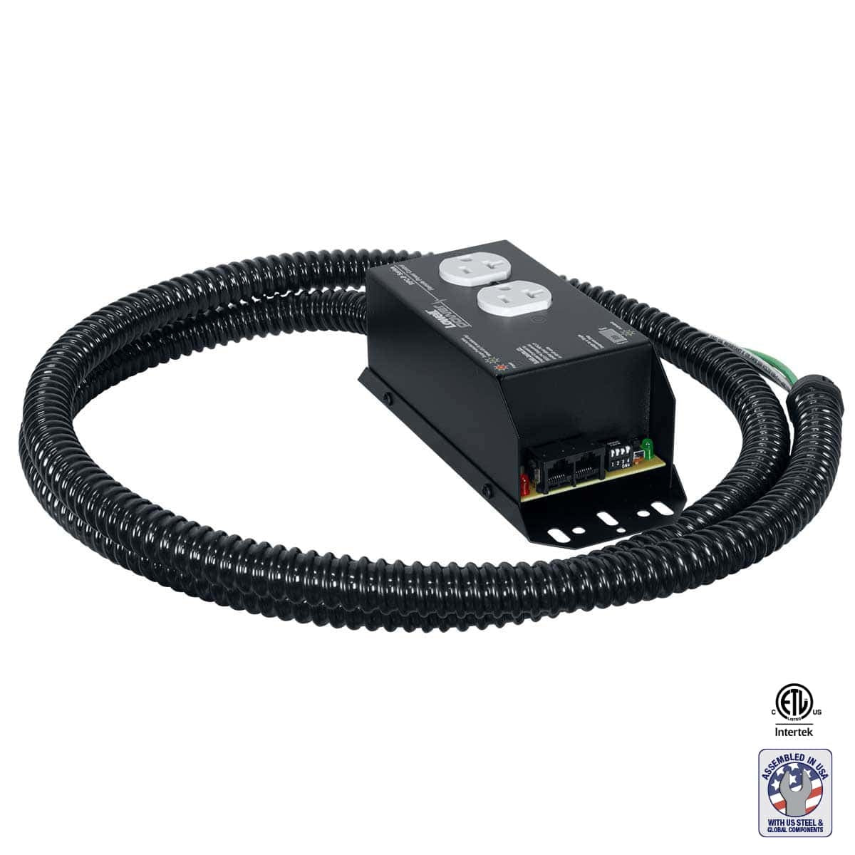 Lowell RPC-P20-SHW Remote Power Control With Pass-Thru RJ45 Jacks