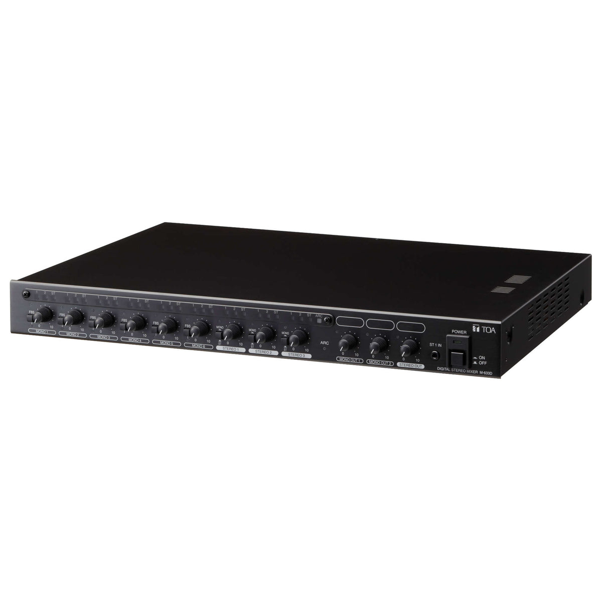 TOA M-633D Digital Zone Mixer With ARC and FBS | 1U