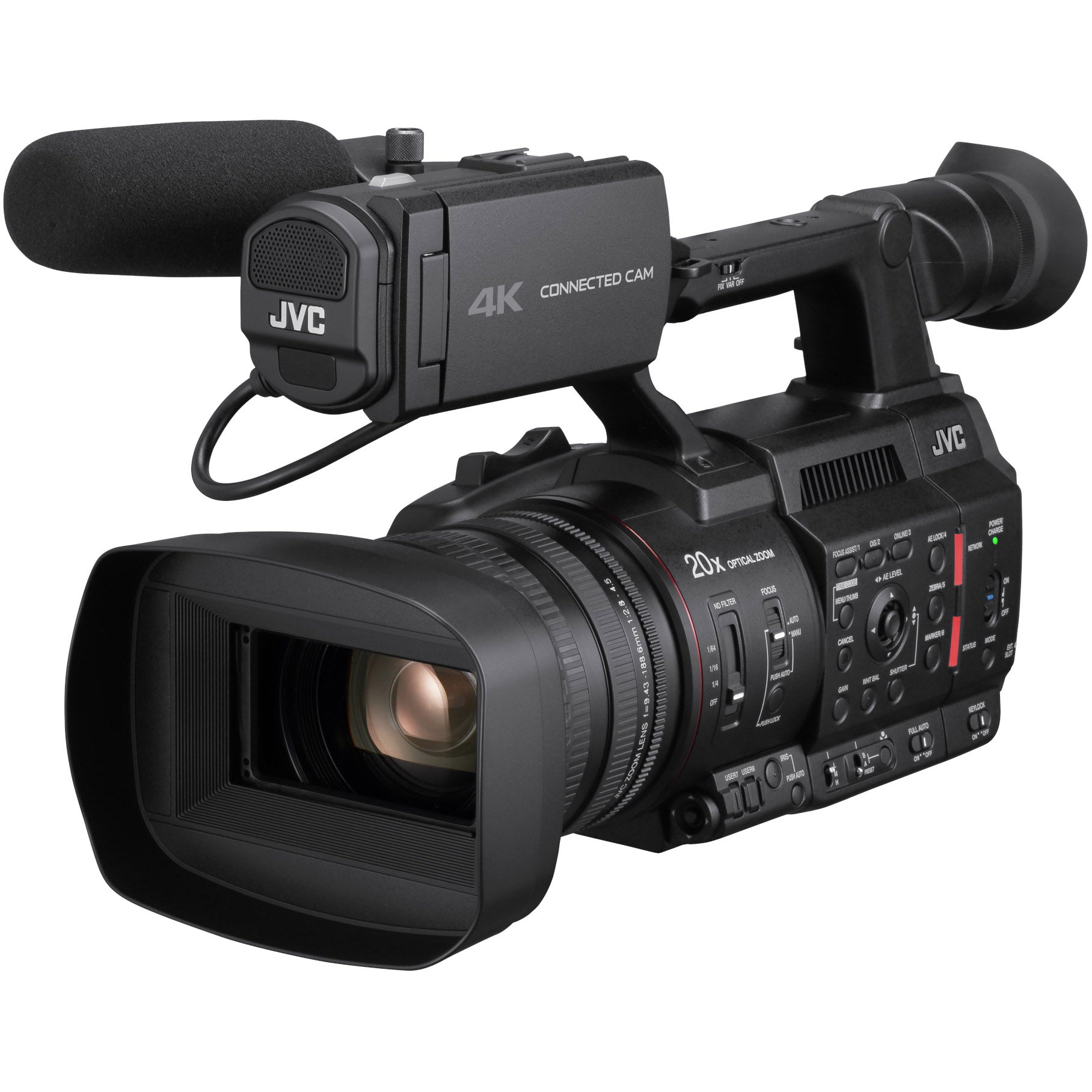 JVC 4Kビデオカメラ HC500 美品 JVC GY-HC500 and GY-HC550 4K cameras - Newsshooter