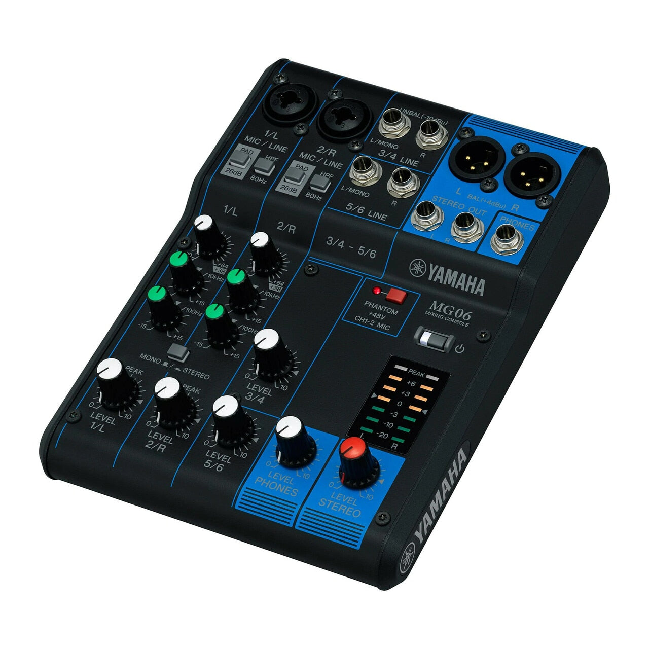 Yamaha MG06 6-Channel Compact Analog Mixer – SoundPro