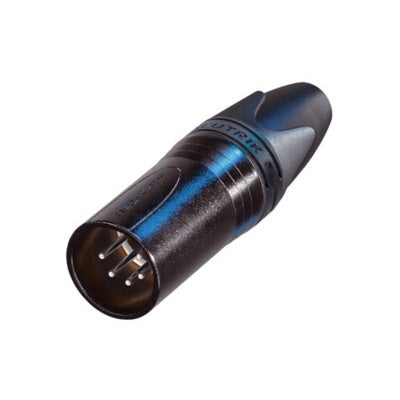 Neutrik NC5MXX-BAG 5-Pole Male XLR Connector Black Housing