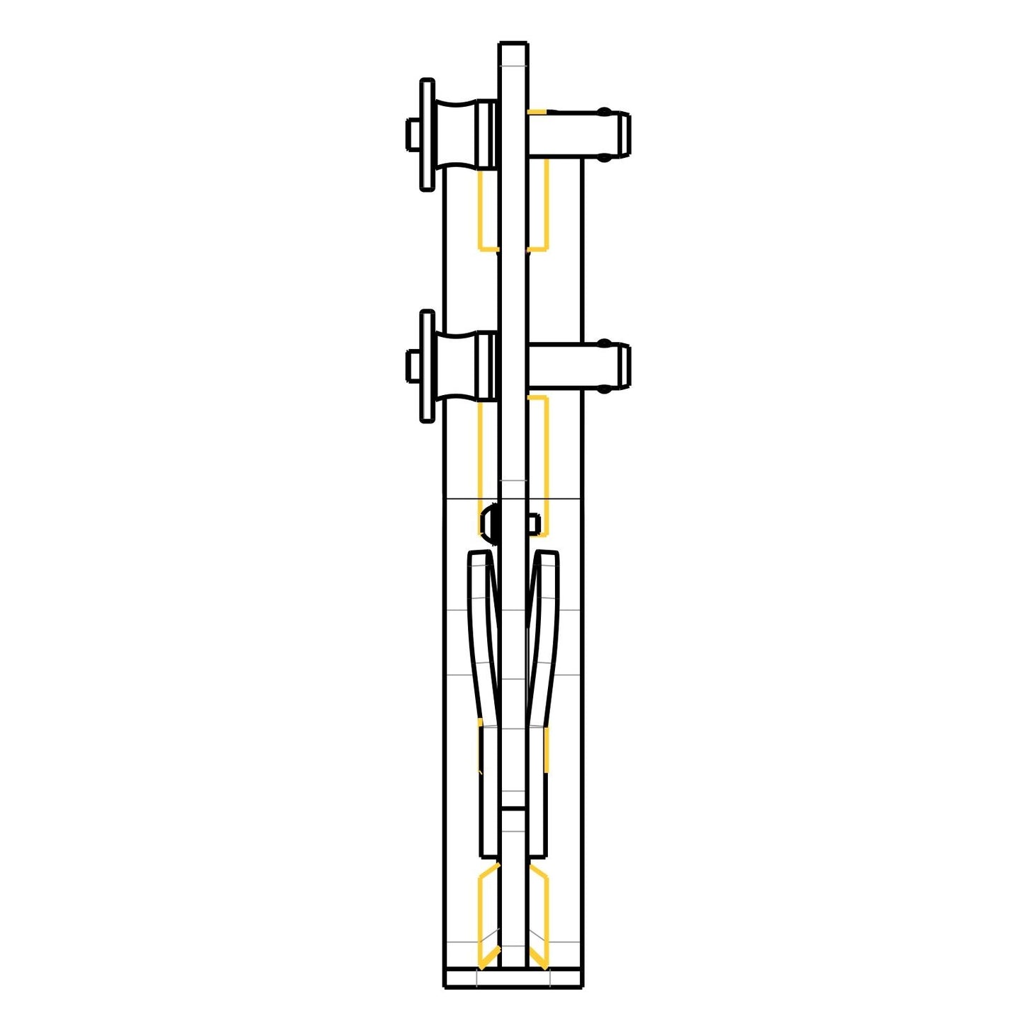 RCF AC-LINKBAR-HDL6/12 Linkbar for HDL6-A to HDL12-A