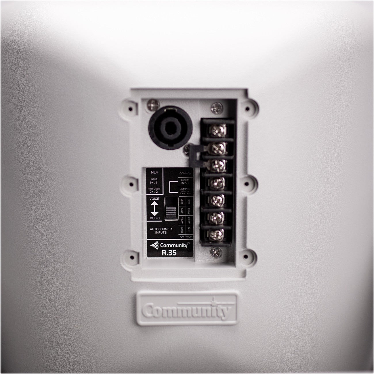 Community R.35-3896 3-Way 8-Inch Weather-Resistant Speaker