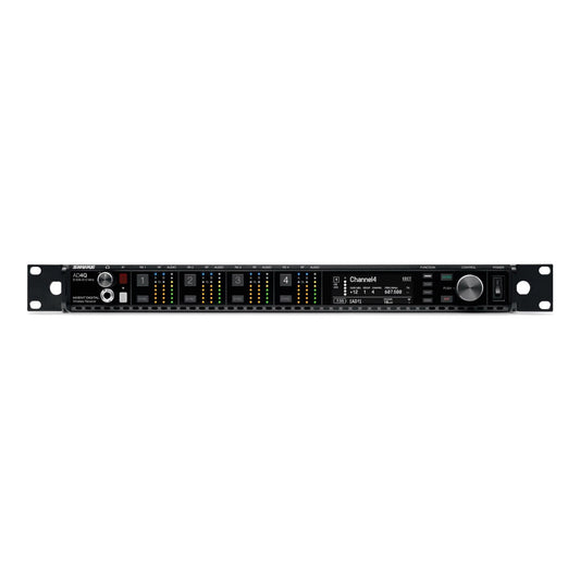 Shure AD4Q Quad-Channel Receiver Front