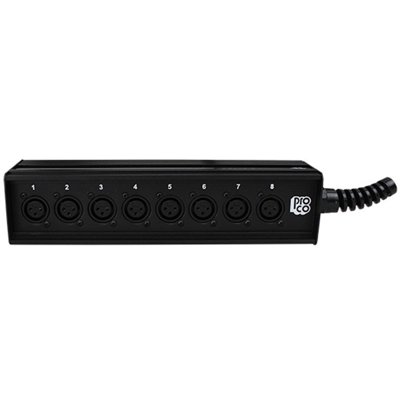 ProCo Sound SMAST Drop Snake | 25 ft | 8 Channel