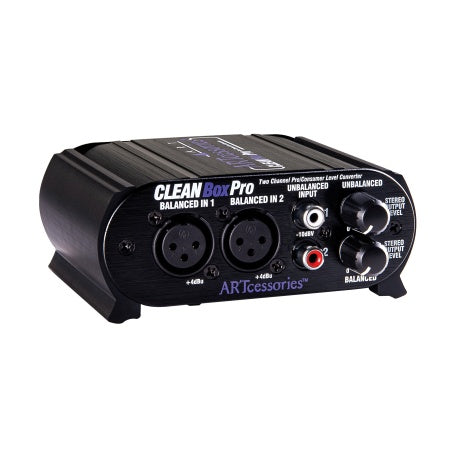 ART CleanBox Pro 2-Channel Balanced / Unbalanced Level Converter