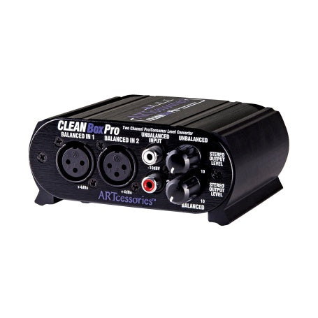 ART CleanBox Pro 2-Channel Balanced / Unbalanced Level Converter