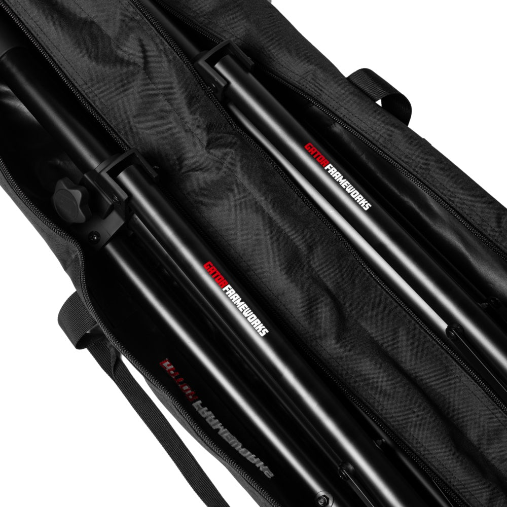Gator GFW-SPK-3000SET Pair Tripod Speaker Stands with Carry Bag
