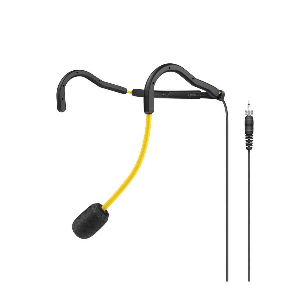 Sennheiser HT 747 YELLOW Sweat-Resistant Fitness Headset (Supercardioid) With Adjustable Neckband