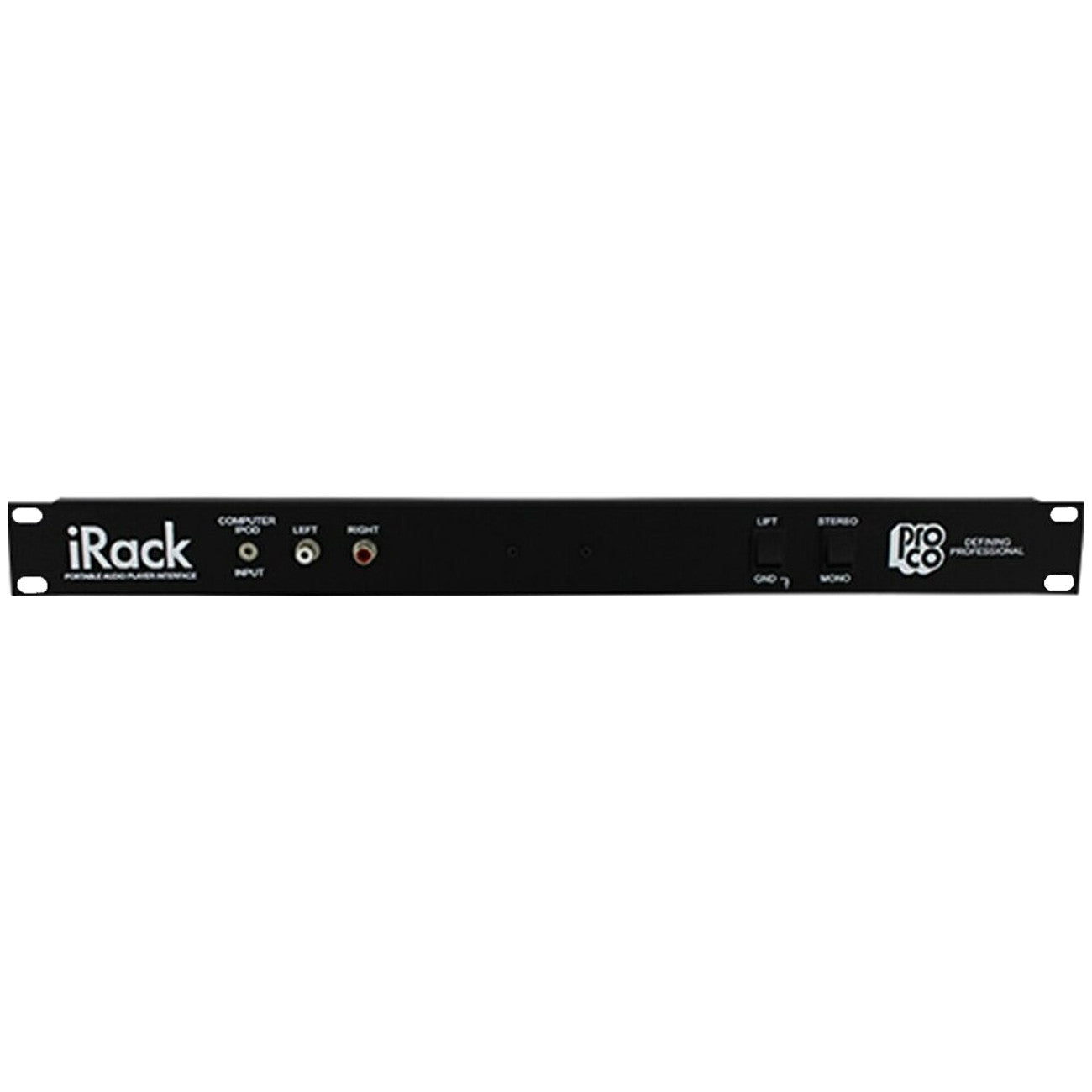 ProCo iRack Portable Audio Player Interface