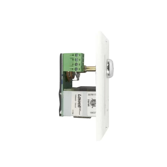 Lowell KL100 100W Mono Volume Control with Key Switch | White | No Bypass
