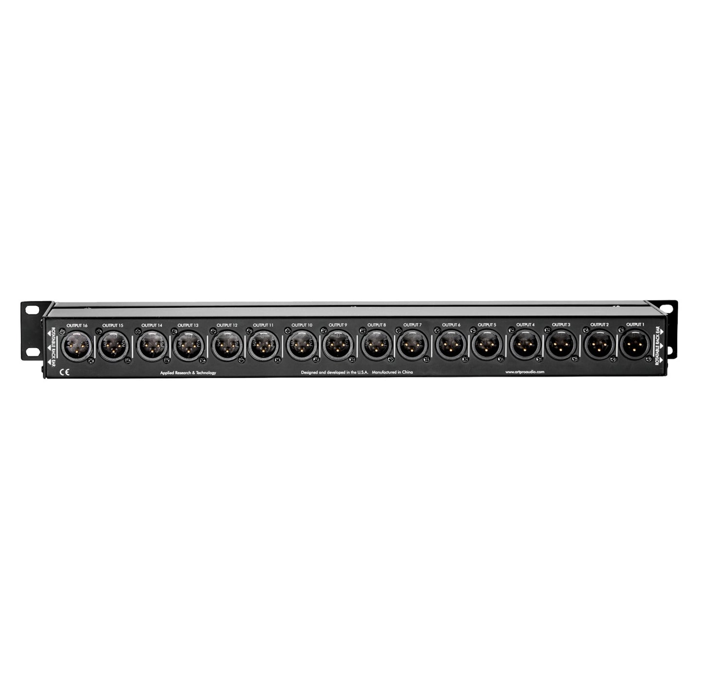 ART P16 16-Channel XLR Balanced Patchbay back