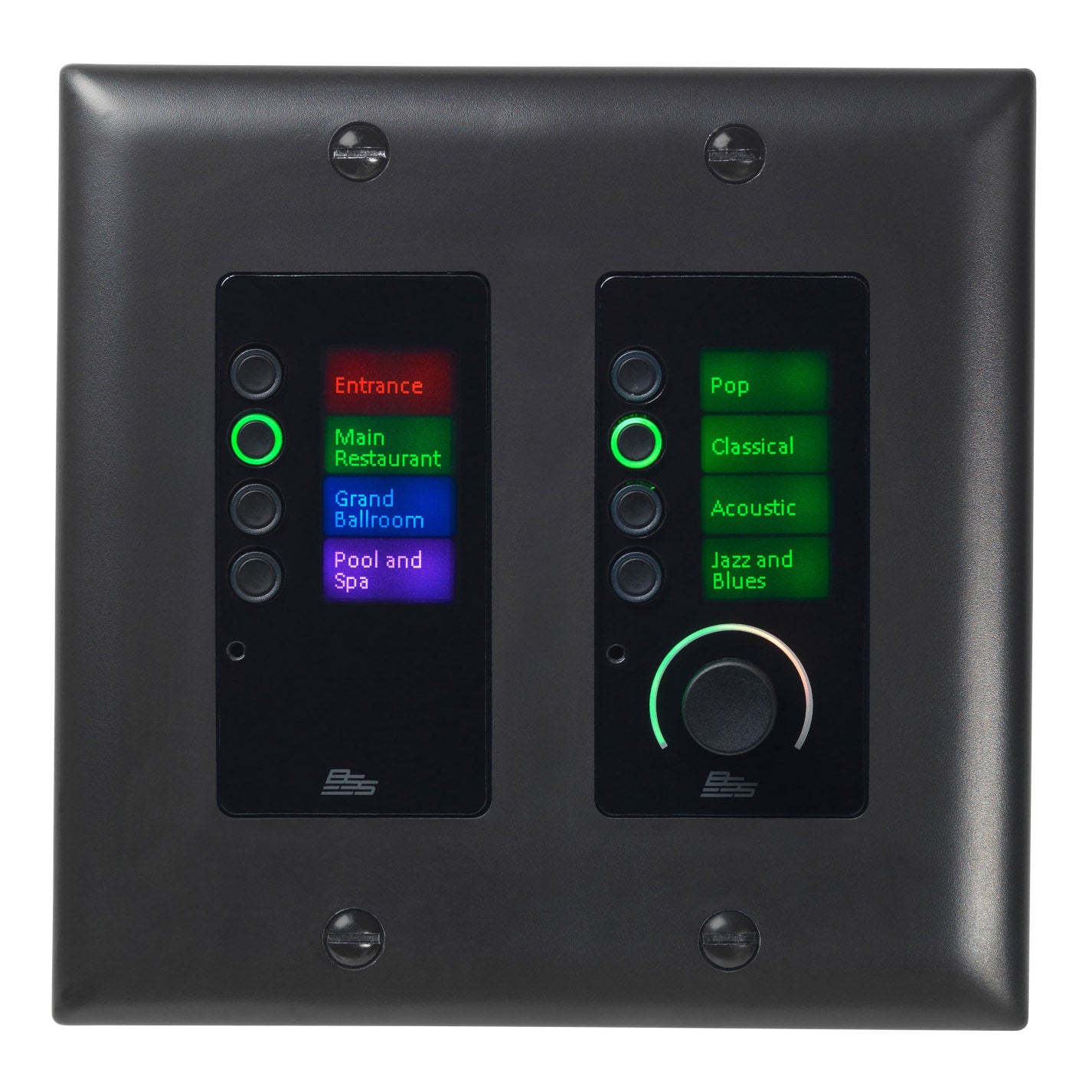 BSS EC-8BV Ethernet Controller with 8 Buttons and Volume