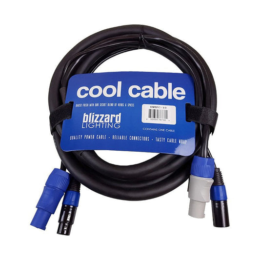 Blizzard Cool Cable Powercon DMX Combo Cable