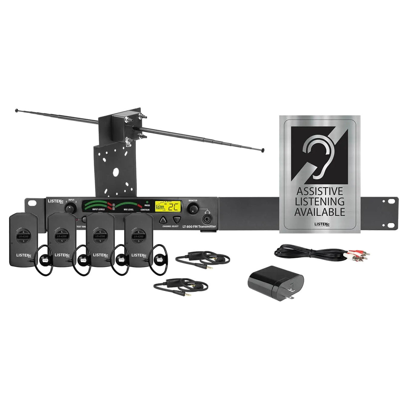 Listen Technologies LS-54-216 iDSP Stationary RF System
