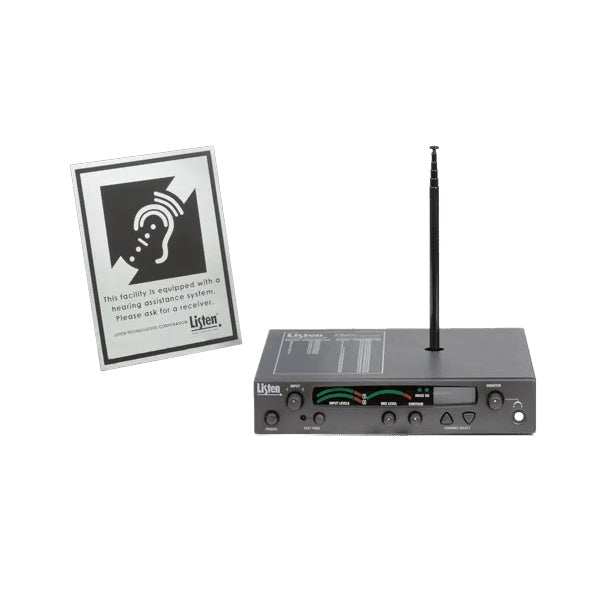 Listen Technologies LT-800-072-P1 Stationary RF Transmitter Package 1 72 MHz