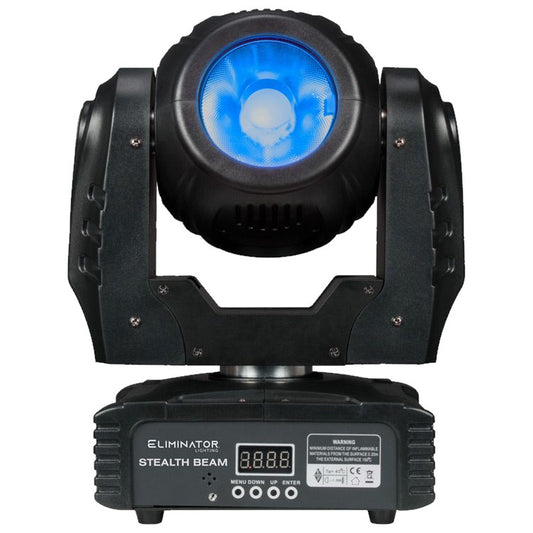 Eliminator Lighting Stealth Beam Compact Moving Head front