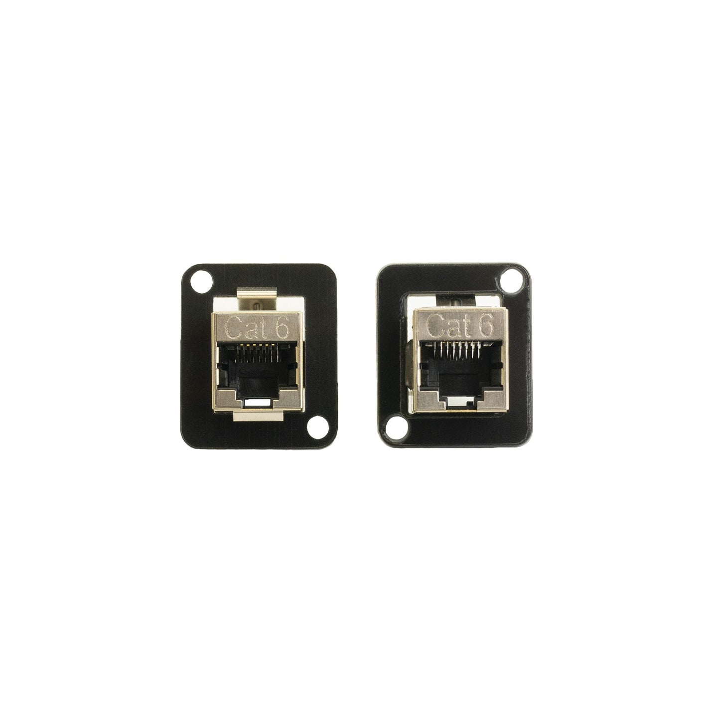 Ace Backstage C-25144 Shielded CAT6 RJ45 Feed-Thru Panel Connector