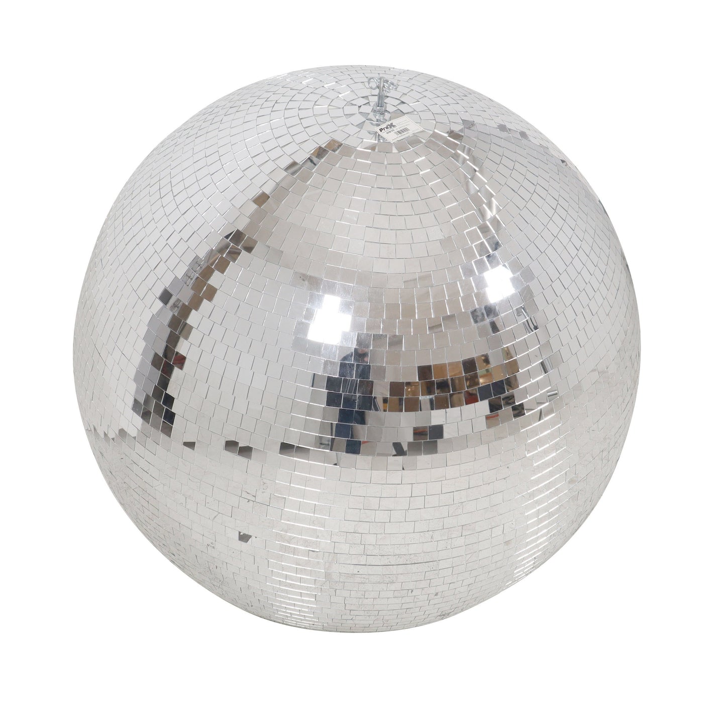 ProX Mirror Disco Ball with Hanging Ring Glass Tile Sphere | 36 in