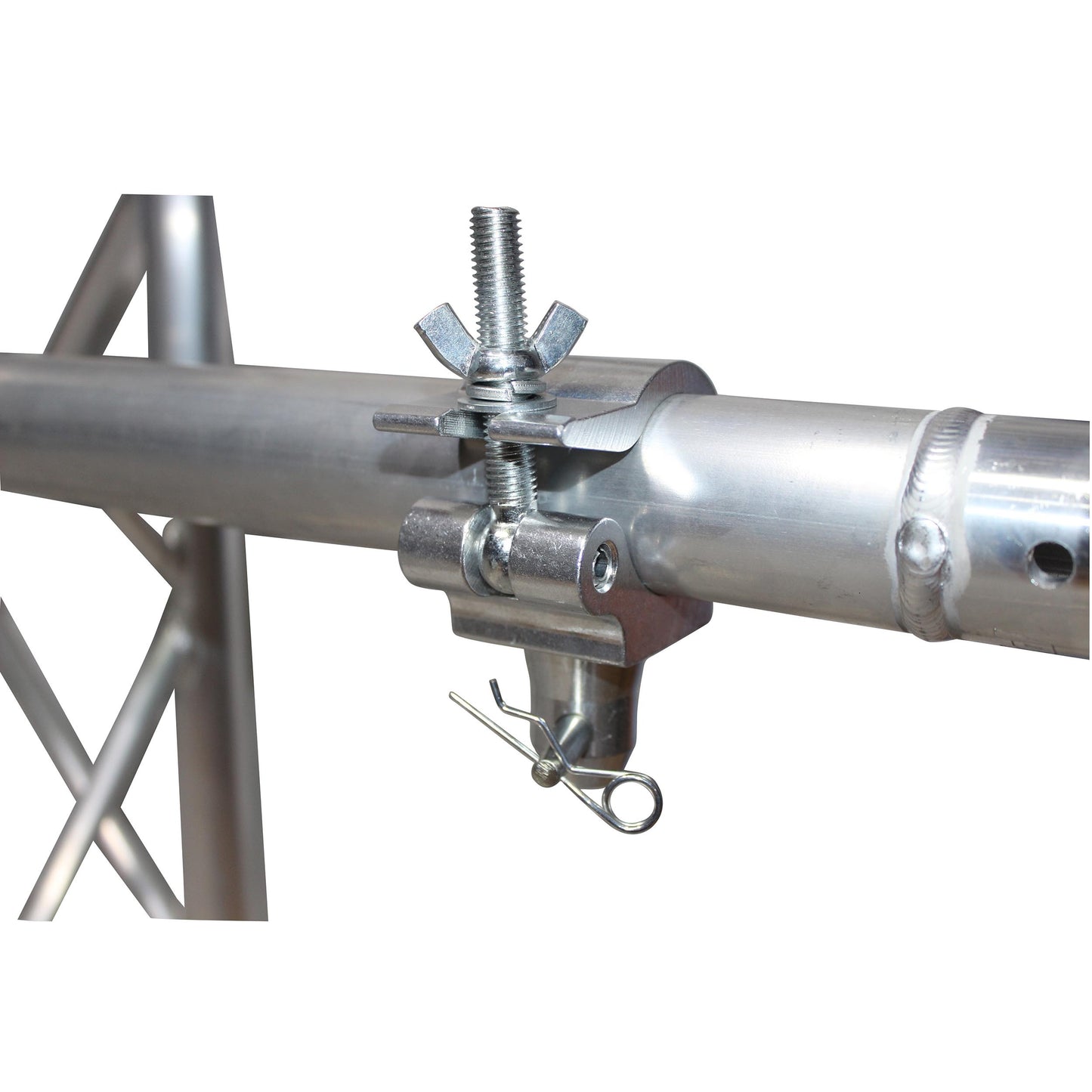 ProX Aluminum Pro Clamp with Half-Conical Connector for 2" Truss | M10 Threaded Bolt | 1102 lbs