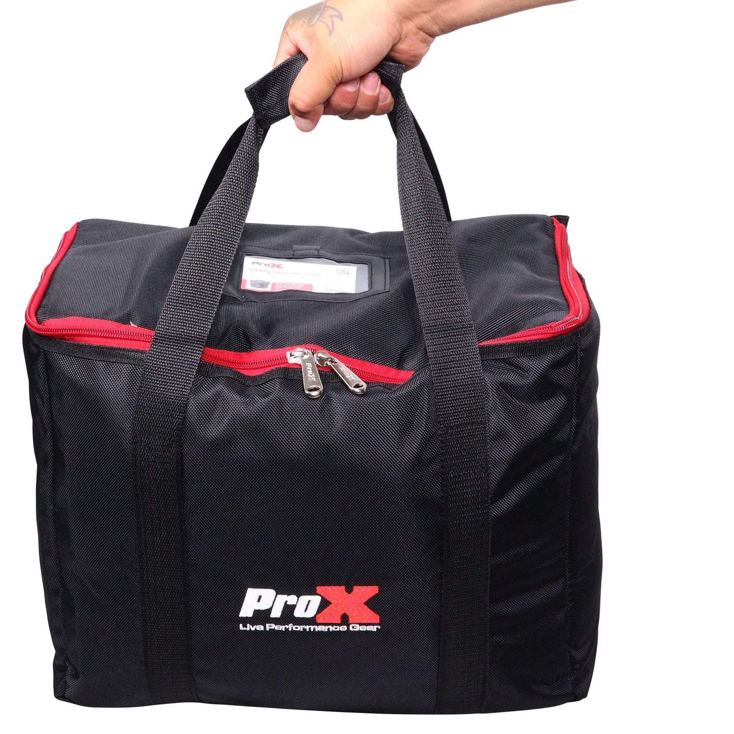 ProX Padded Accessory Bag Nylon Utility Bag for AV Gear | 16 inL x 10 inW x 13 inH