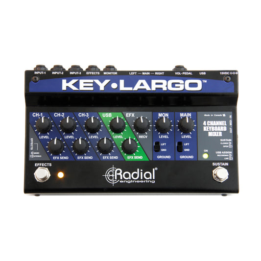 Radial Key-Largo Keyboard Mixer front