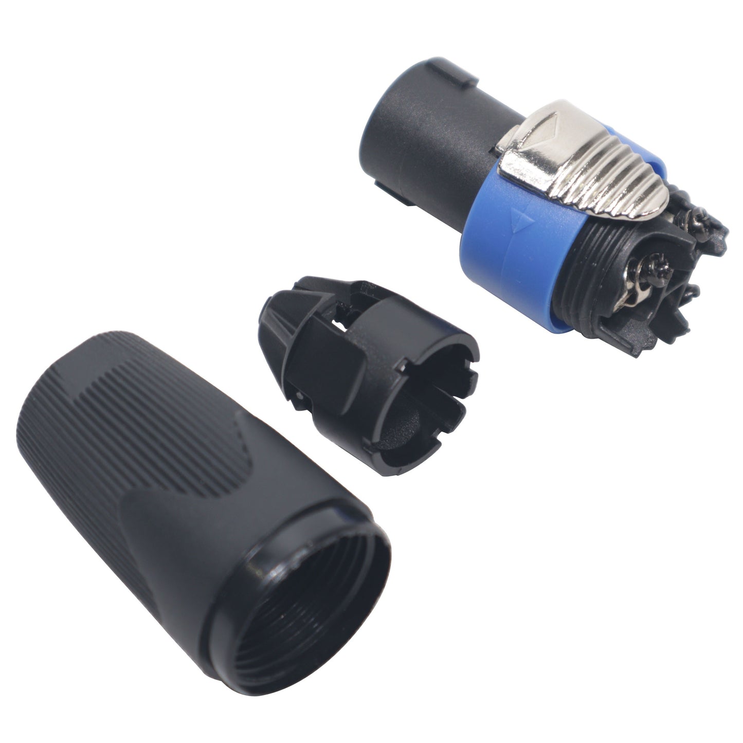 ProX speakON Cable Connectors Locking Speaker Cable Connector | 4 Pole | Male