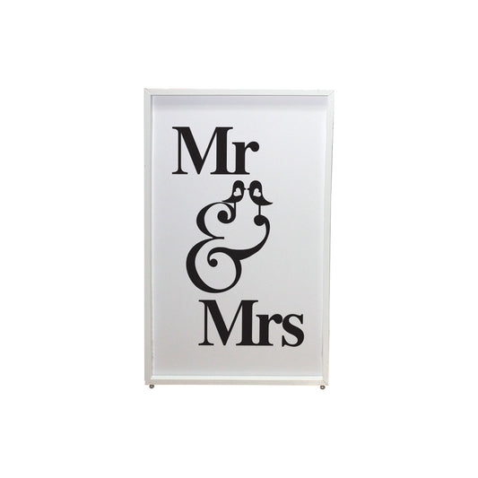 ProX Facade Enhancement Scrim Lycra DJ Facade Cover | Mr and Mrs | Single