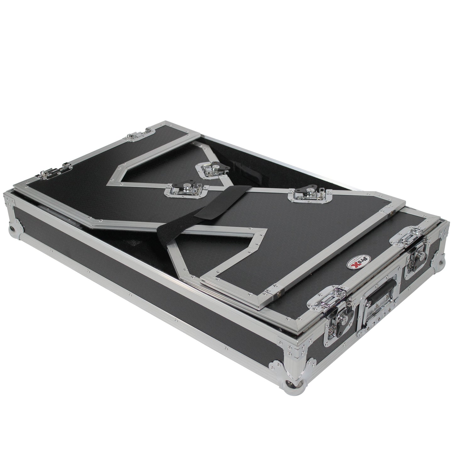 ProX XS-ZTABLEJR Folding DJ Workstation Flight Case With Wheels