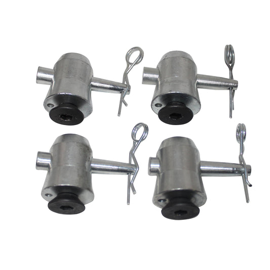 ProX Truss Connector Hardware For Conical Truss Systems | Base Plate Half Conical (Pack of 4)