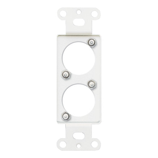 RDL D-D2 Decora Double Connector Plate back