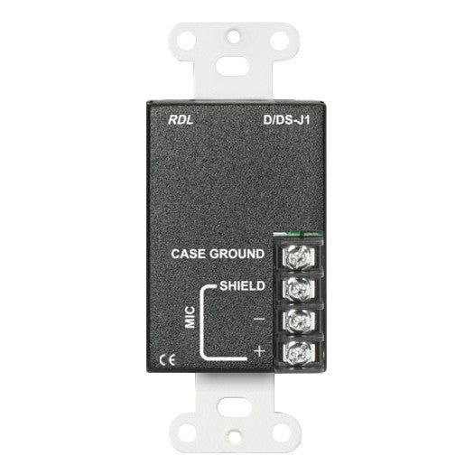 RDL D-J1 Microphone Input Assembly back