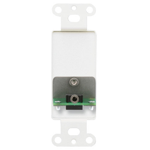 RDL D-MJPT Mini-Jack Pass-Through Wall Plate back